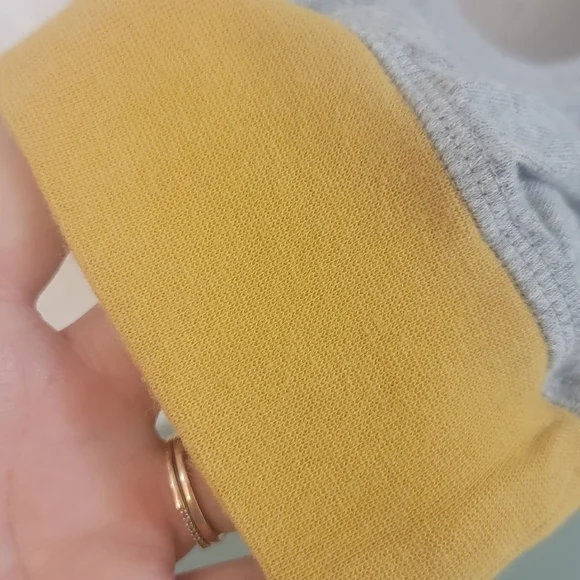 We The Free Womens Raglan Ivory Heather Oversize Top Size Large - Picture 5 of 10